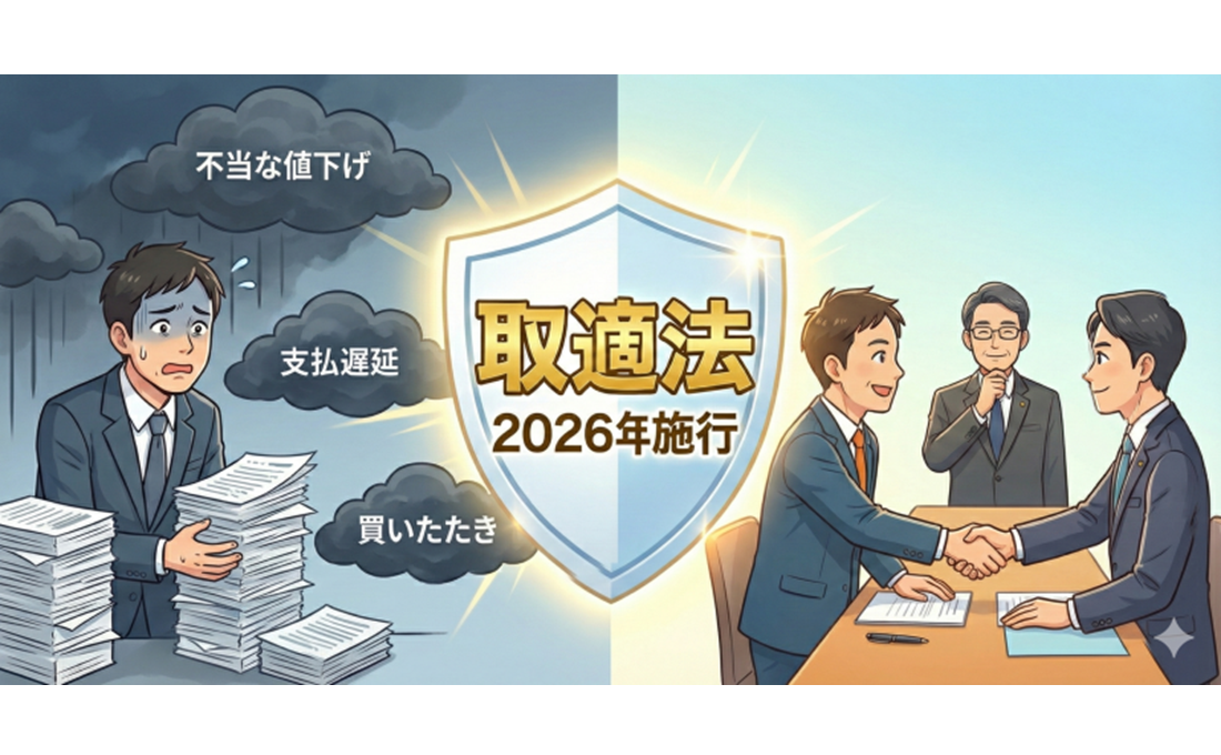 「取適法」で会社を守る交渉術！   弁護士が教える4つのステップ