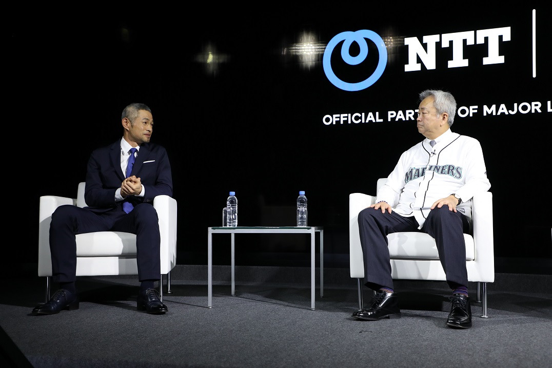 イチローさんが明かす引退試合とメジャー挑戦の裏側～NTTの研究開発イベントで澤田社長と対談～