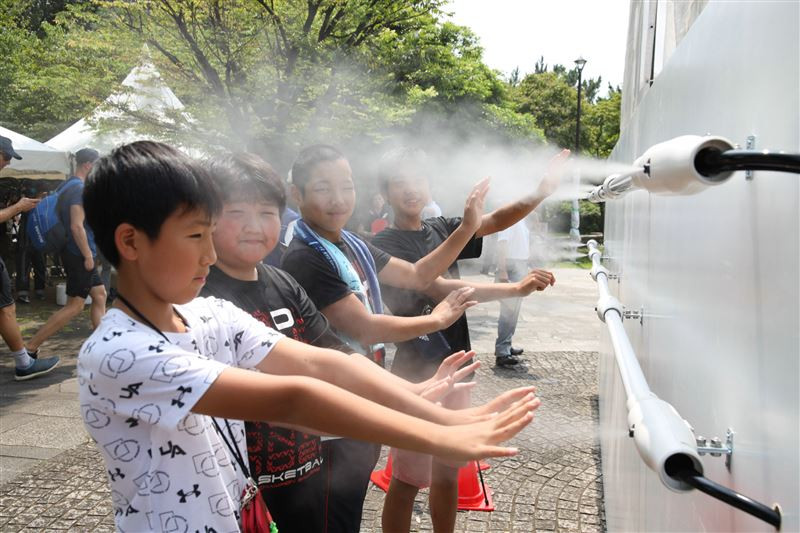 五輪にラグビーＷ杯…「夏のスポーツ大会」技術で暑さ軽減へ